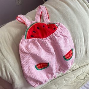 Baby Watermelon romper Baby Boden 3-6m